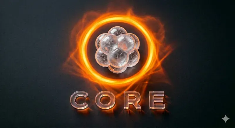 3D Neon Halo Glass Logo Architects