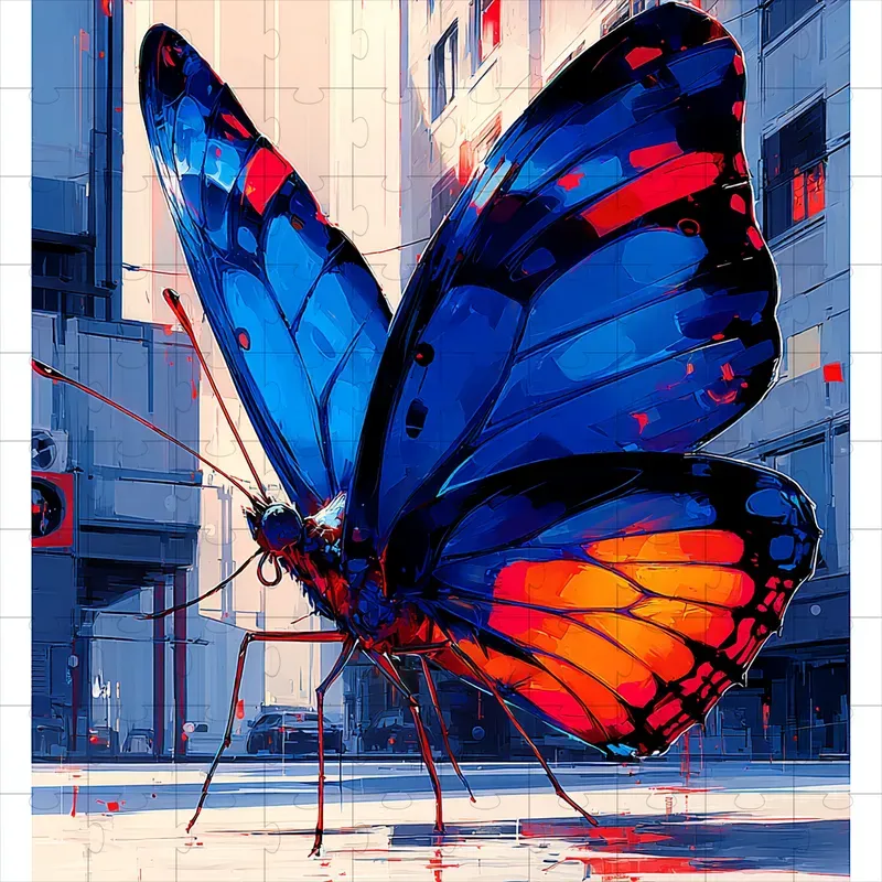 Painterly Anime Cobalt Manga Posters