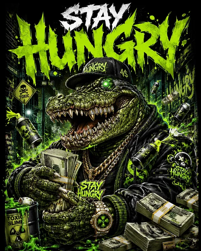 Neon Toxic Hypebeast Graphic Sets
