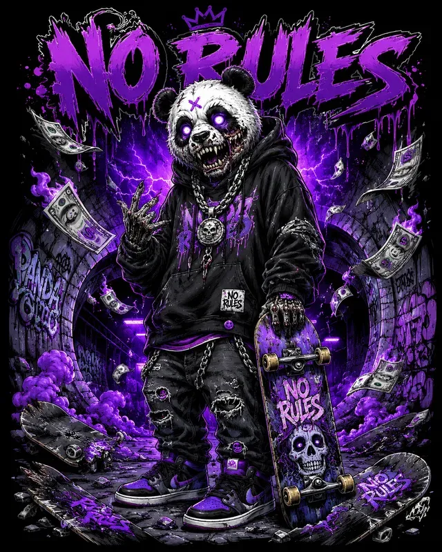 Neon Toxic Hypebeast Graphic Sets