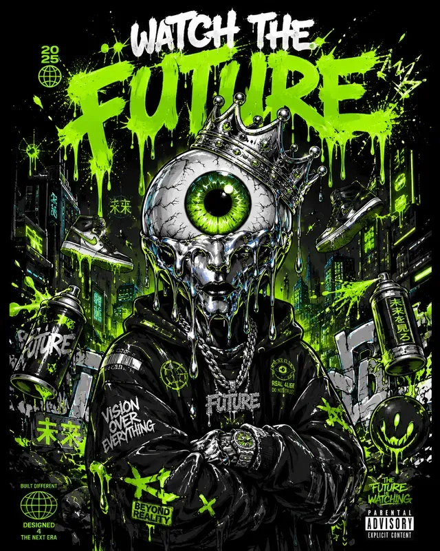 Neon Toxic Hypebeast Graphic Sets
