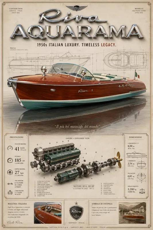 Vintage Automotive Infographic Creators