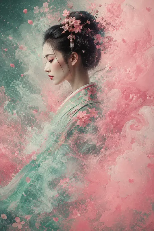 Vanishing Painted Portraits