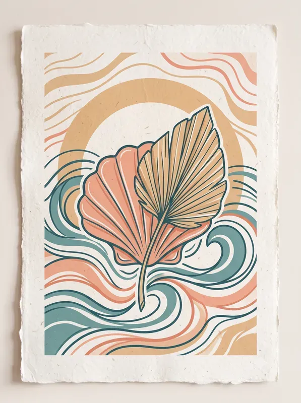Modern Boho Botanical Wall Art Patterns