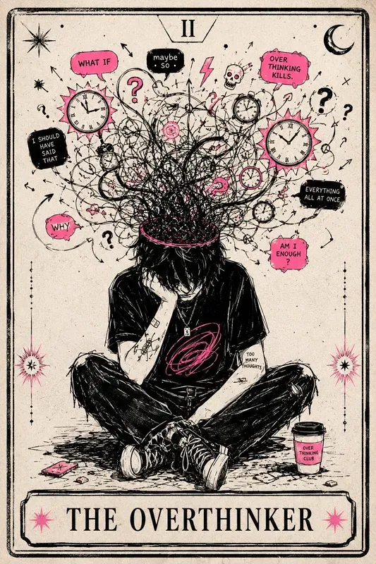 Indie Zine Modern Anxiety Tarot Cards