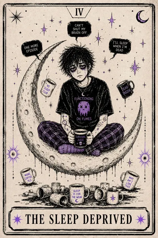 Indie Zine Modern Anxiety Tarot Cards