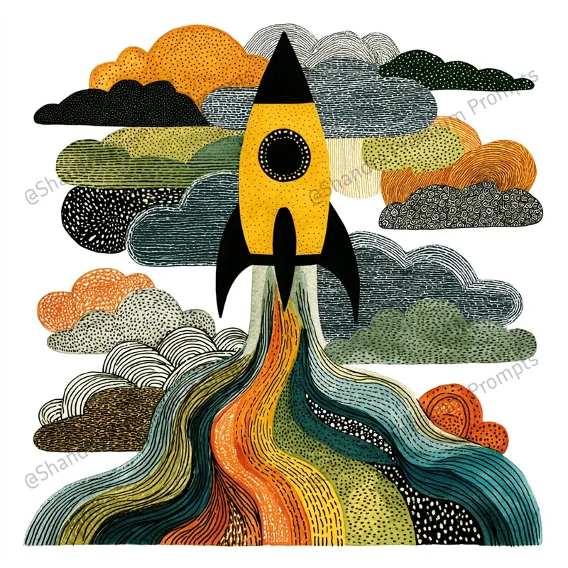 Surreal Folk Designs For Tshirts