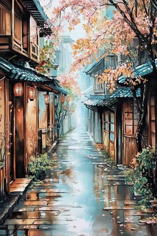Japanese Watercolor Art