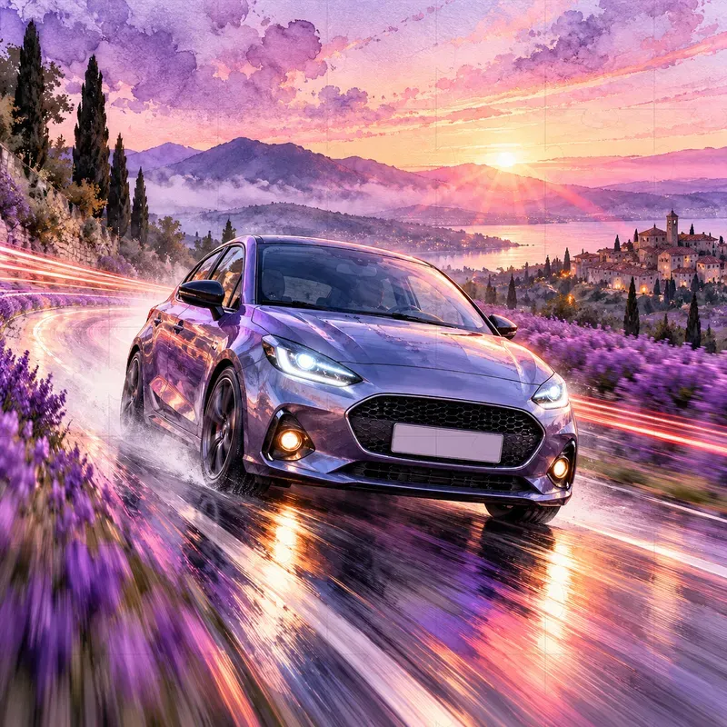 Cinematic Speed Vehicle Light Trail Shots