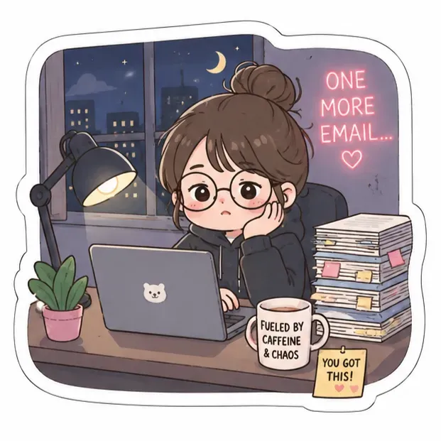 City Life Chaos Stickers