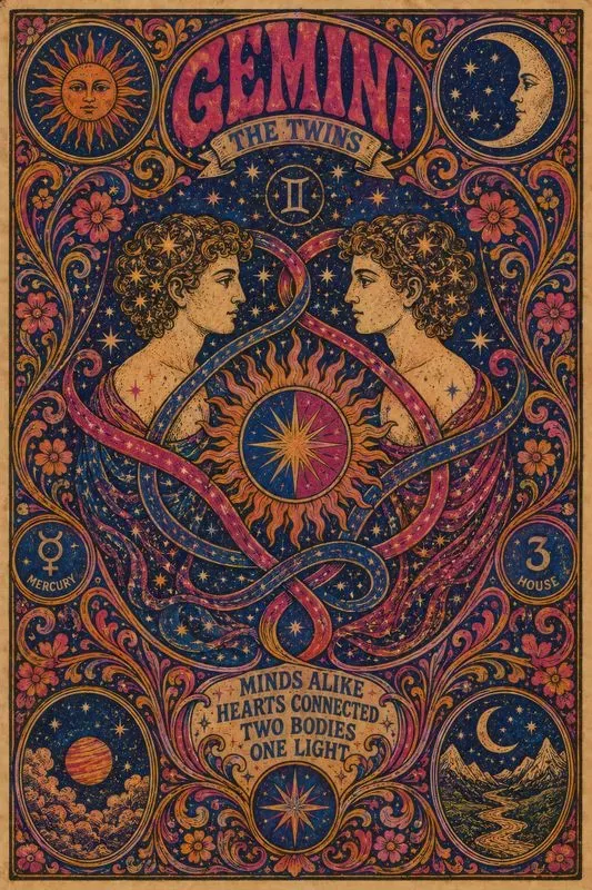 1960s Psychedelic Zodiac Posters