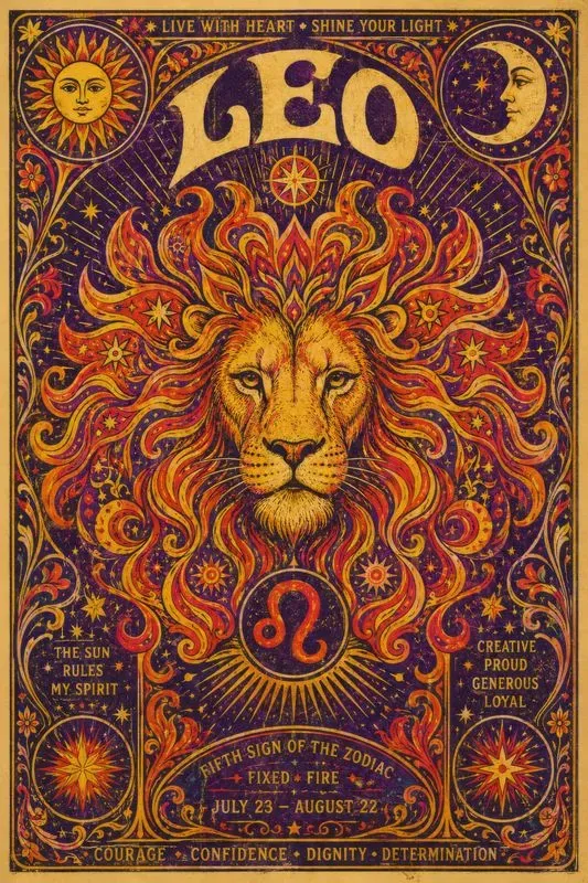 1960s Psychedelic Zodiac Posters