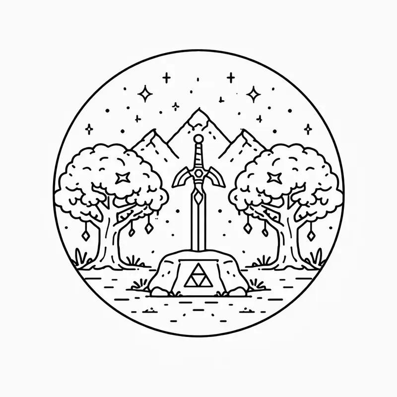 Minimalist Video Game Badges