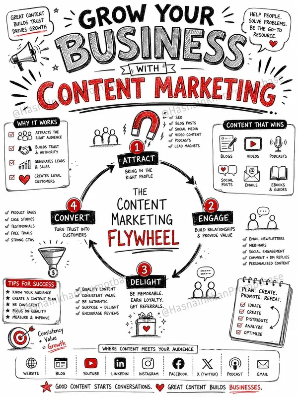 Marketing Funnel Visual Maps Sketchnotes