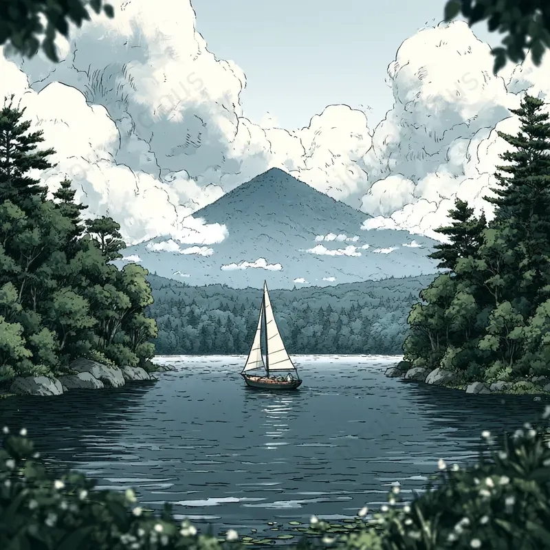 Quiet Storybook Nature Scenes
