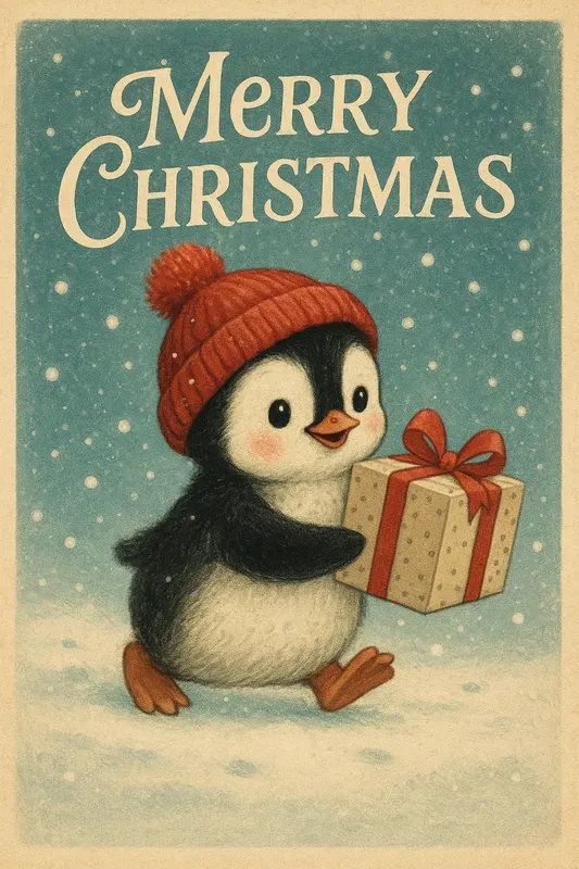 Adorable Vintage Christmas Posters