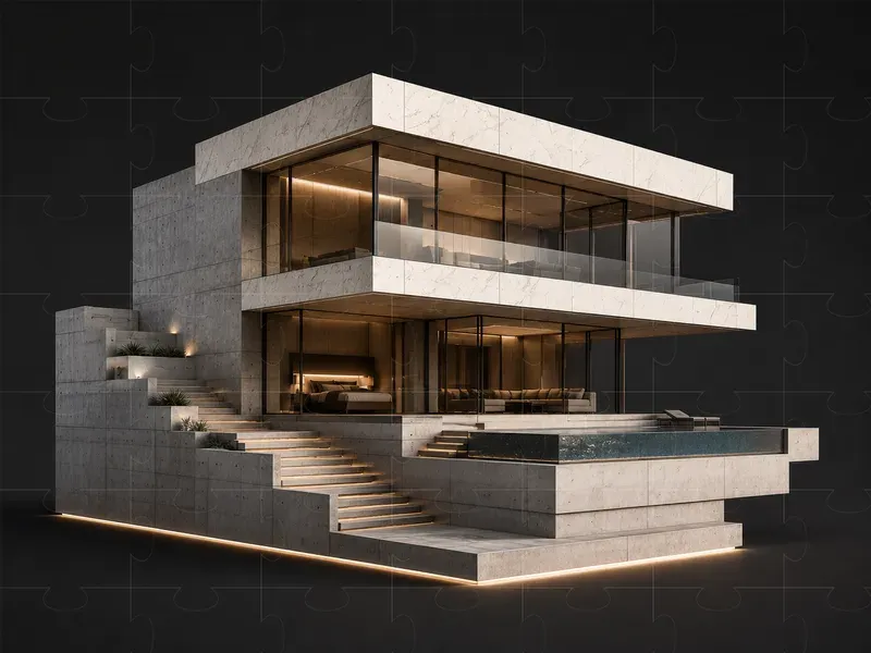 3D Luxury Architecture