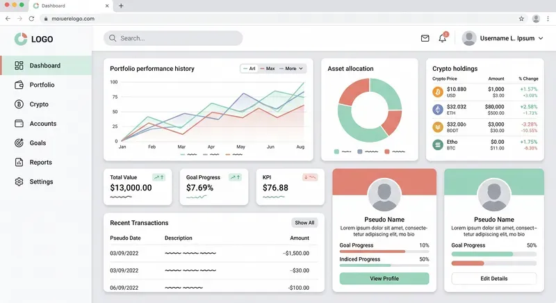 Modern Saas UI Dashboards