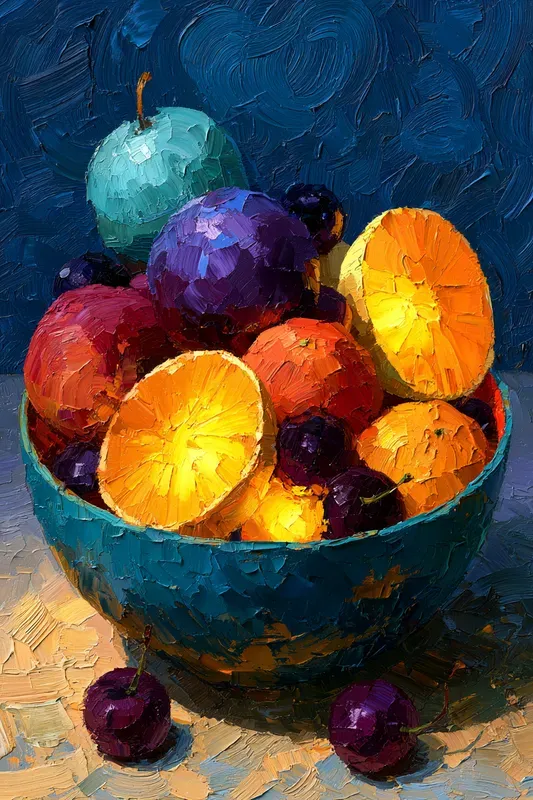Van Gogh Impasto Oil Art