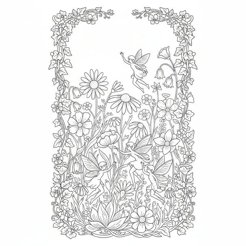 Cozy Cottagecore Colouring Books