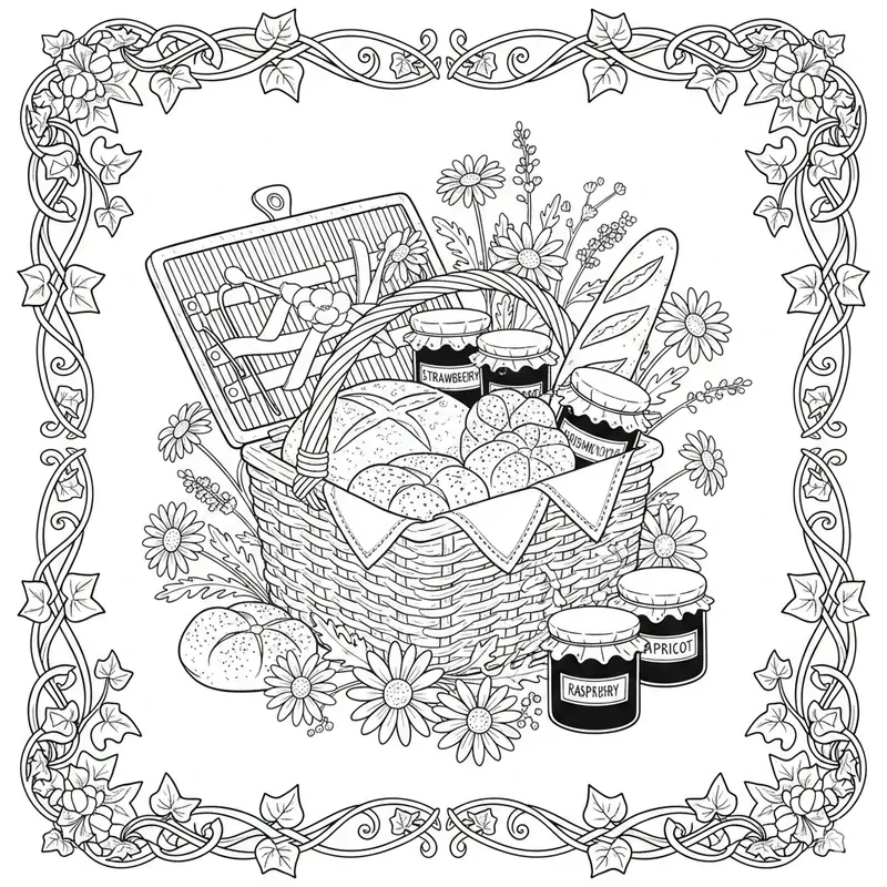 Cozy Cottagecore Colouring Books