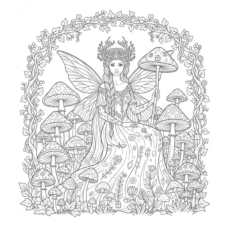 Cozy Cottagecore Colouring Books