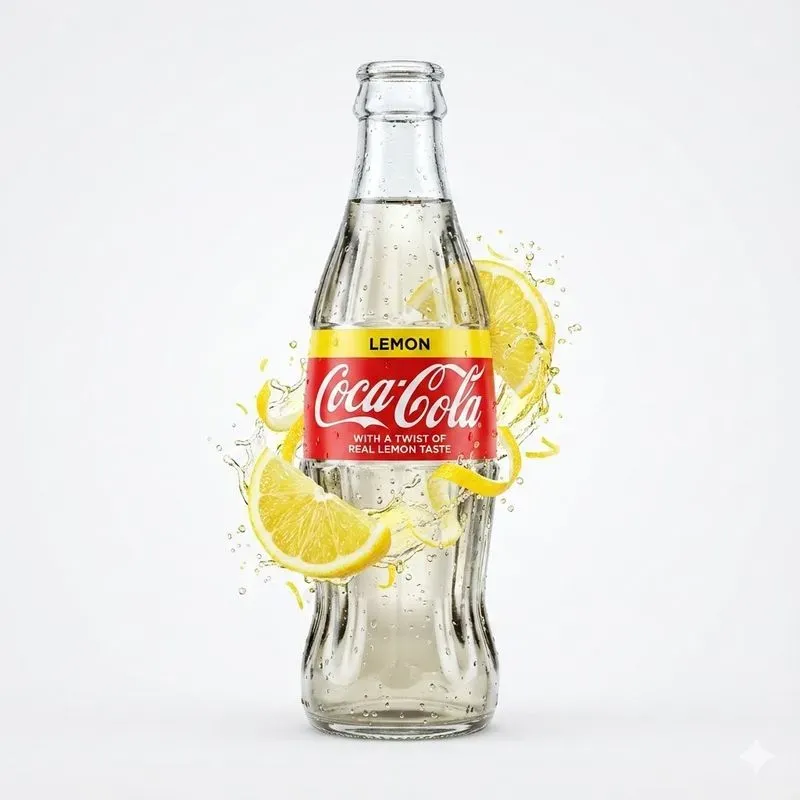 Iconic Branded Soda Bottles Cans