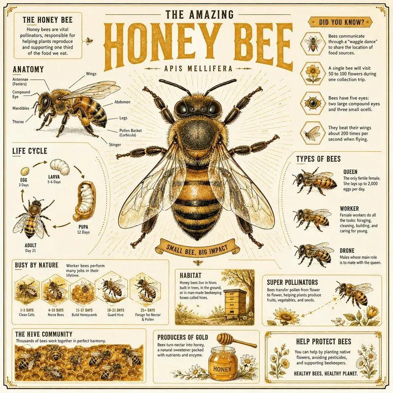 Vintage Animal Infographics