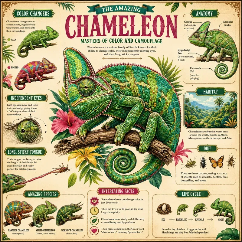Vintage Animal Infographics
