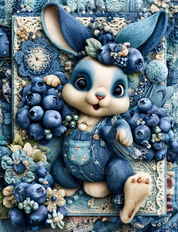 Blueberry Girl Junk Journals