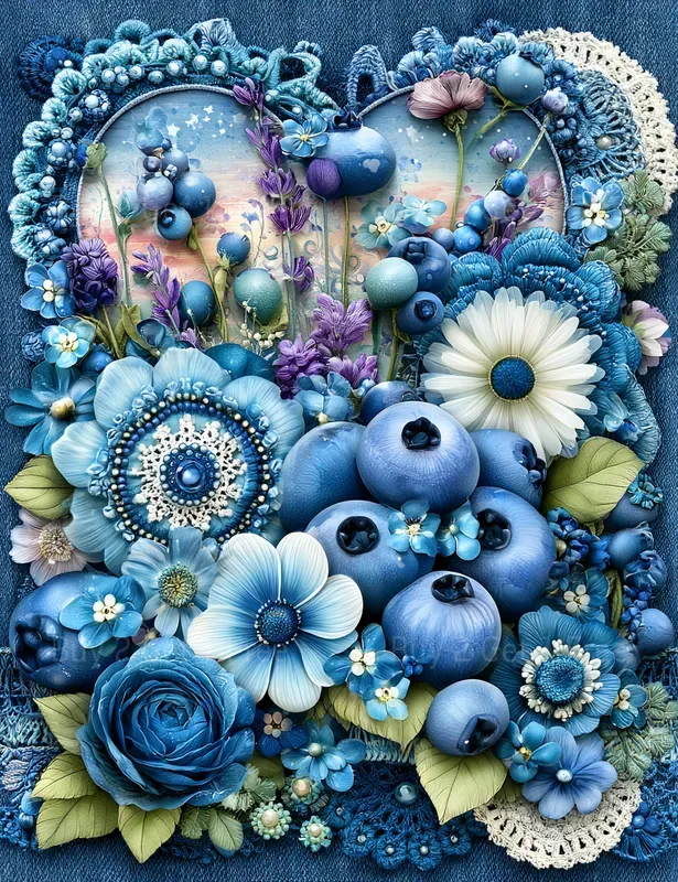 Blueberry Girl Junk Journals