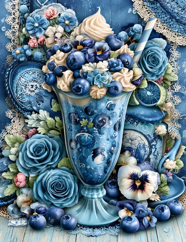 Blueberry Girl Junk Journals