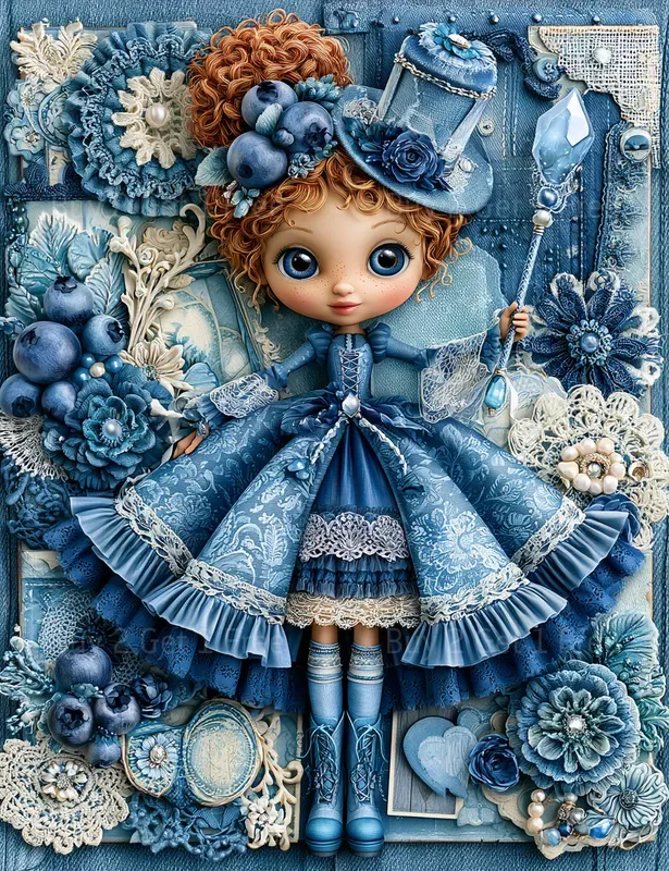 Blueberry Girl Junk Journals