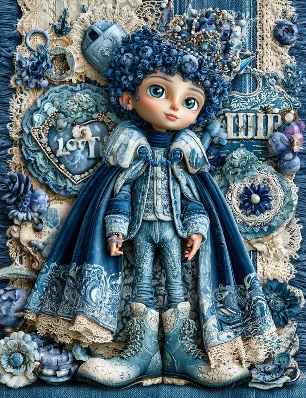 Blueberry Girl Junk Journals