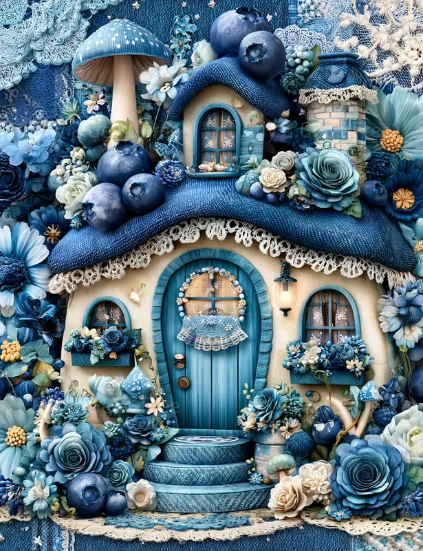 Blueberry Girl Junk Journals