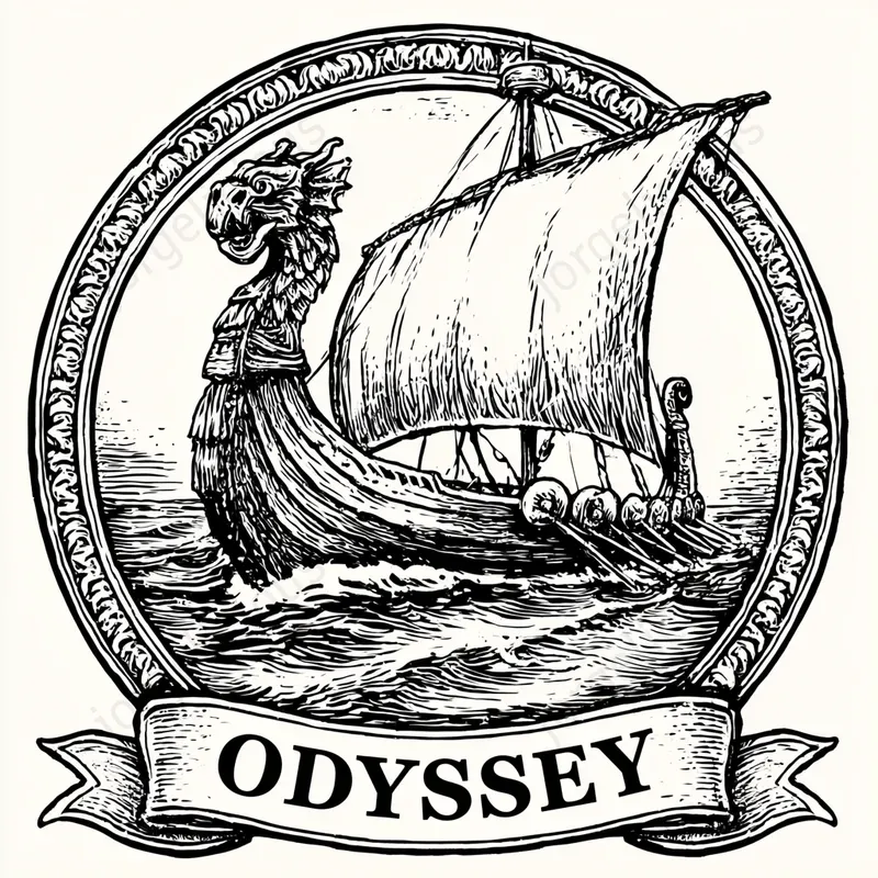 Vintage Engraved Emblem Prints