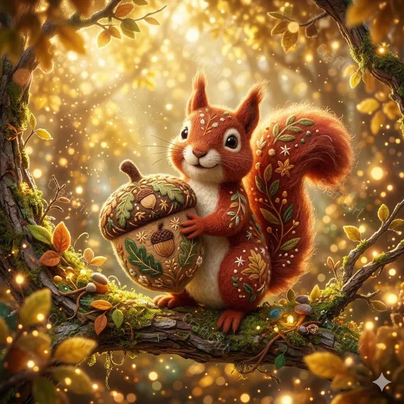 3D Felted Wool Storybook Animals