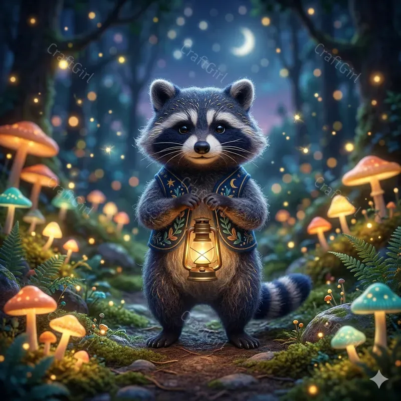 3D Felted Wool Storybook Animals