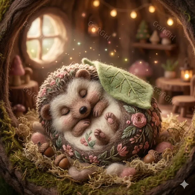 3D Felted Wool Storybook Animals