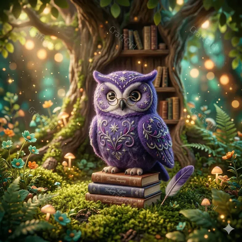 3D Felted Wool Storybook Animals