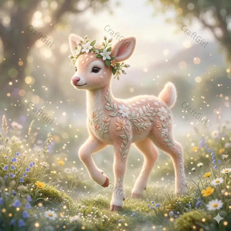 3D Felted Wool Storybook Animals