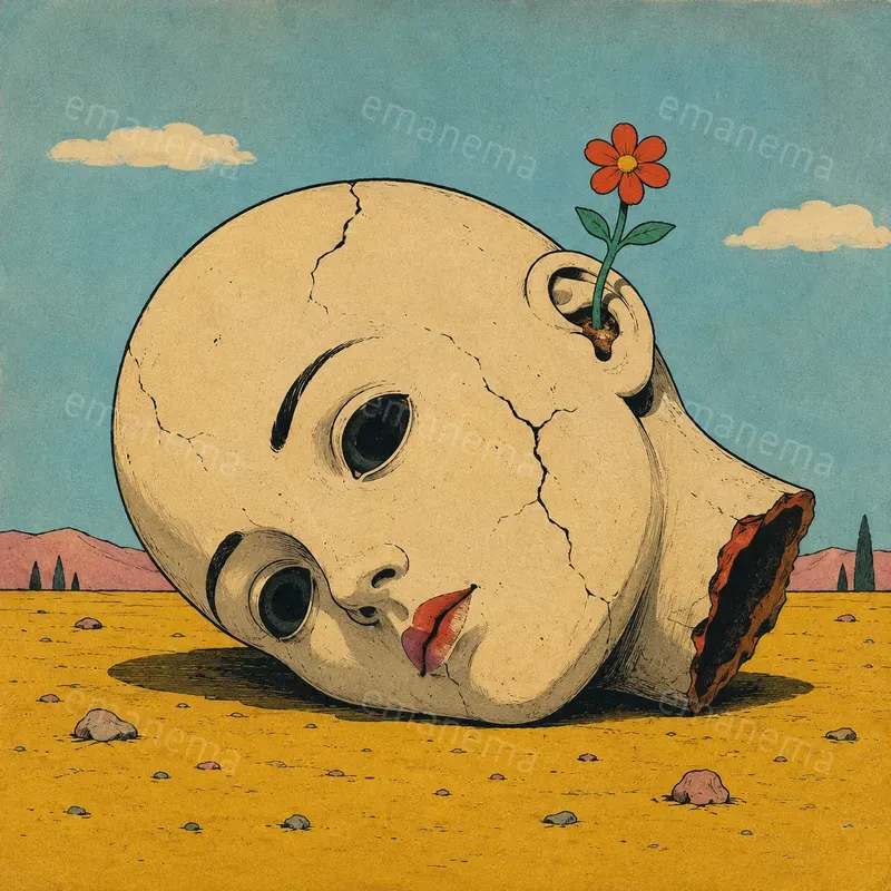 Playful Disturbing Vintage Book Images