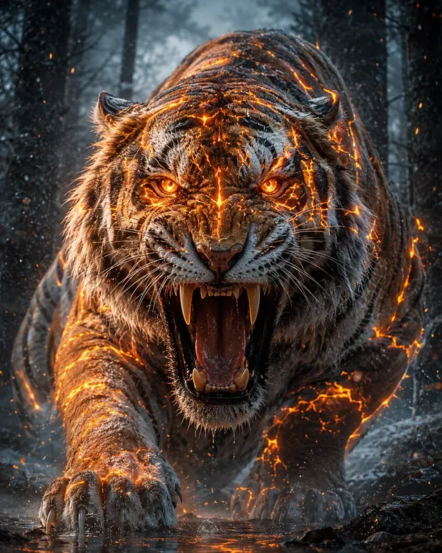 Molten Vein Beast Portraits