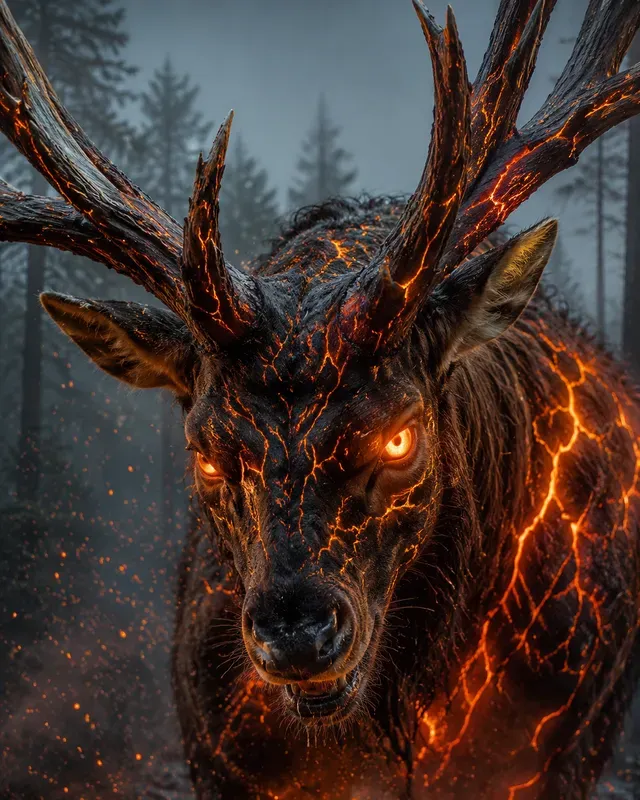 Molten Vein Beast Portraits