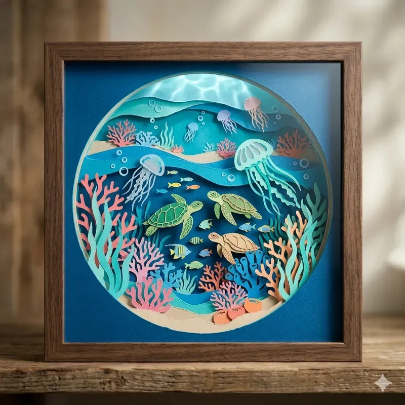 Cinematic Paper Craft Diorama Worlds