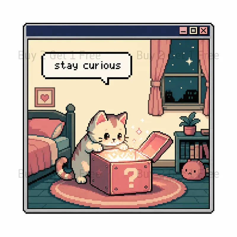 Retro Pixel Quote Posters