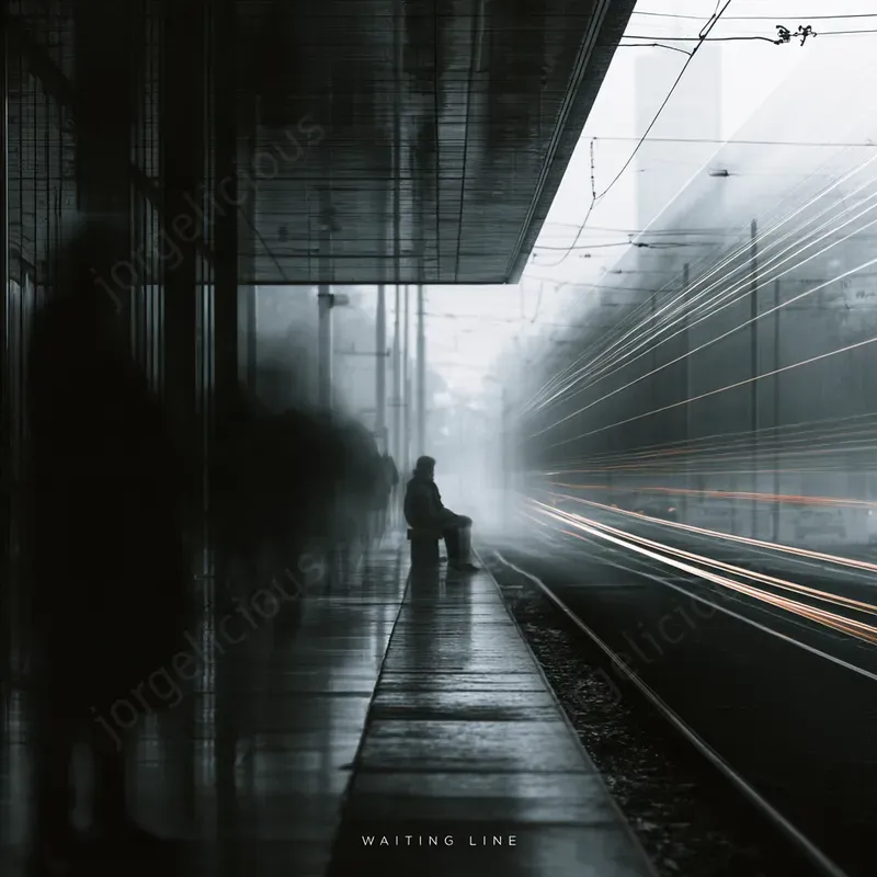 Ghostly Monochrome Photo Covers