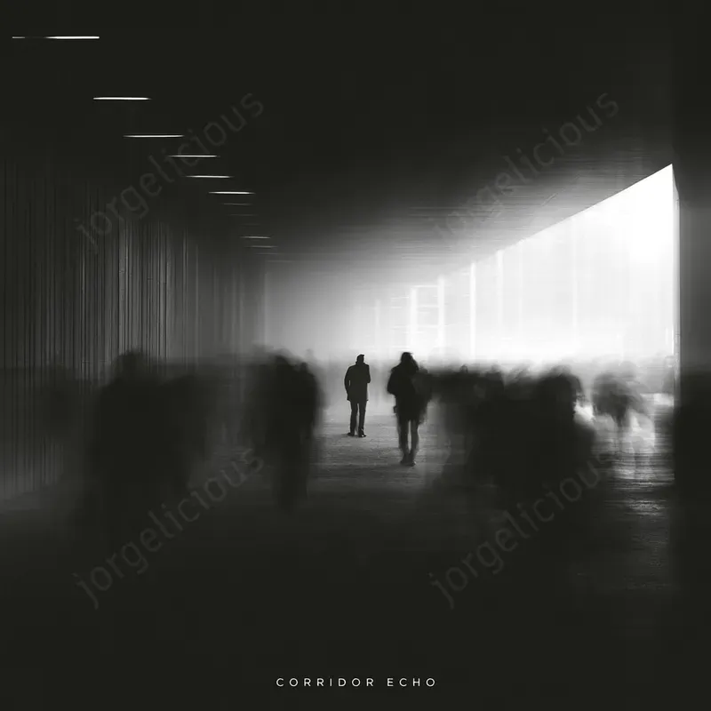 Ghostly Monochrome Photo Covers