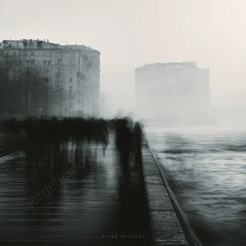 Ghostly Monochrome Photo Covers