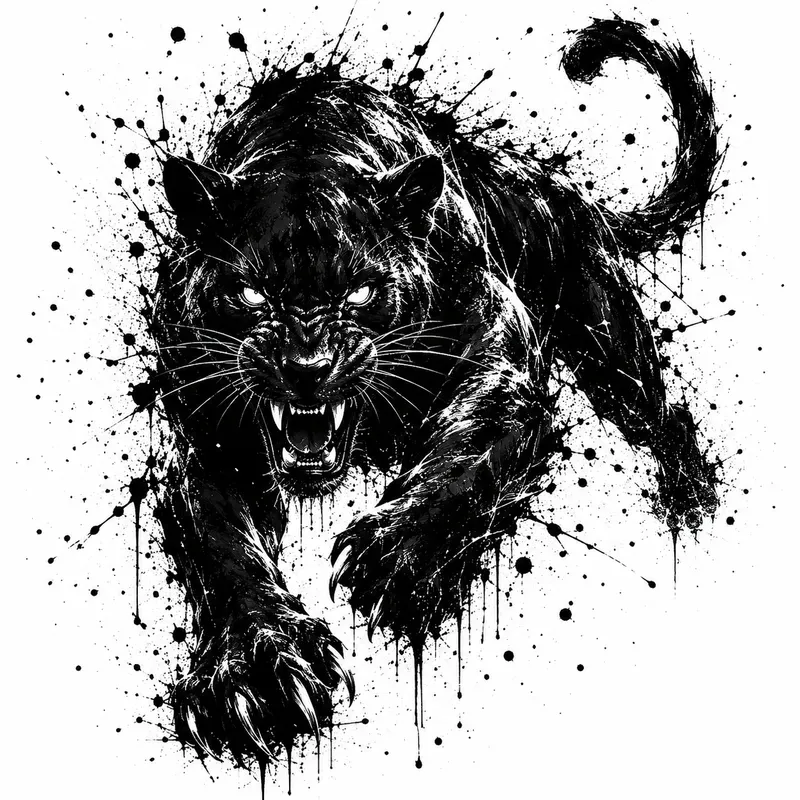 Minimalist Ink Splatter Tees